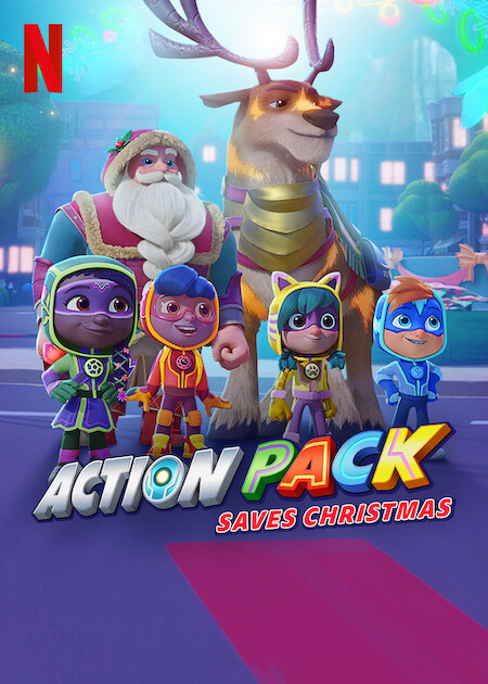 Poster of The Action Pack Saves Christmas