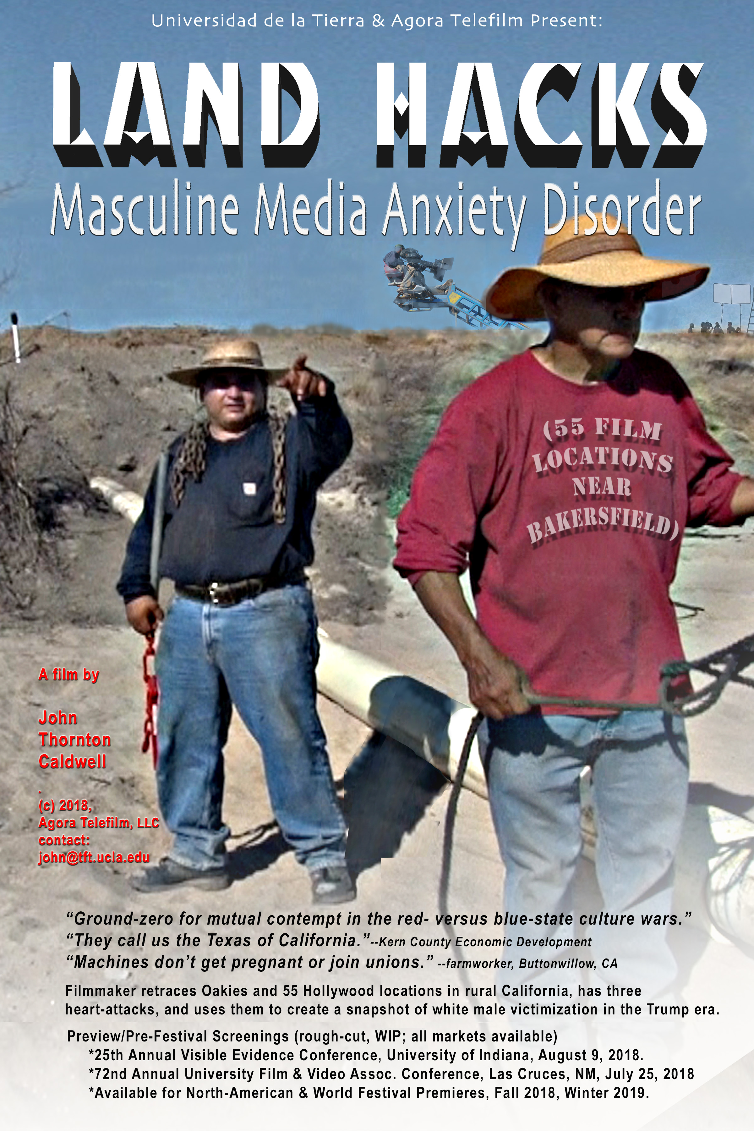 Land Hacks: Masculine Media Anxiety Disorder - or 55 Film Locations Near Bakersfield