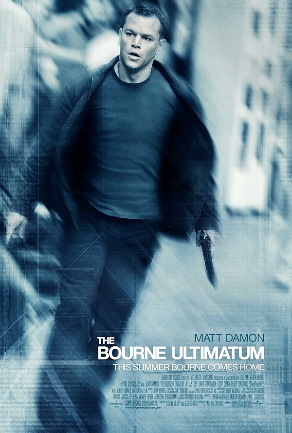 Movie poster for THE BOURNE ULTIMATUM (UA rated)