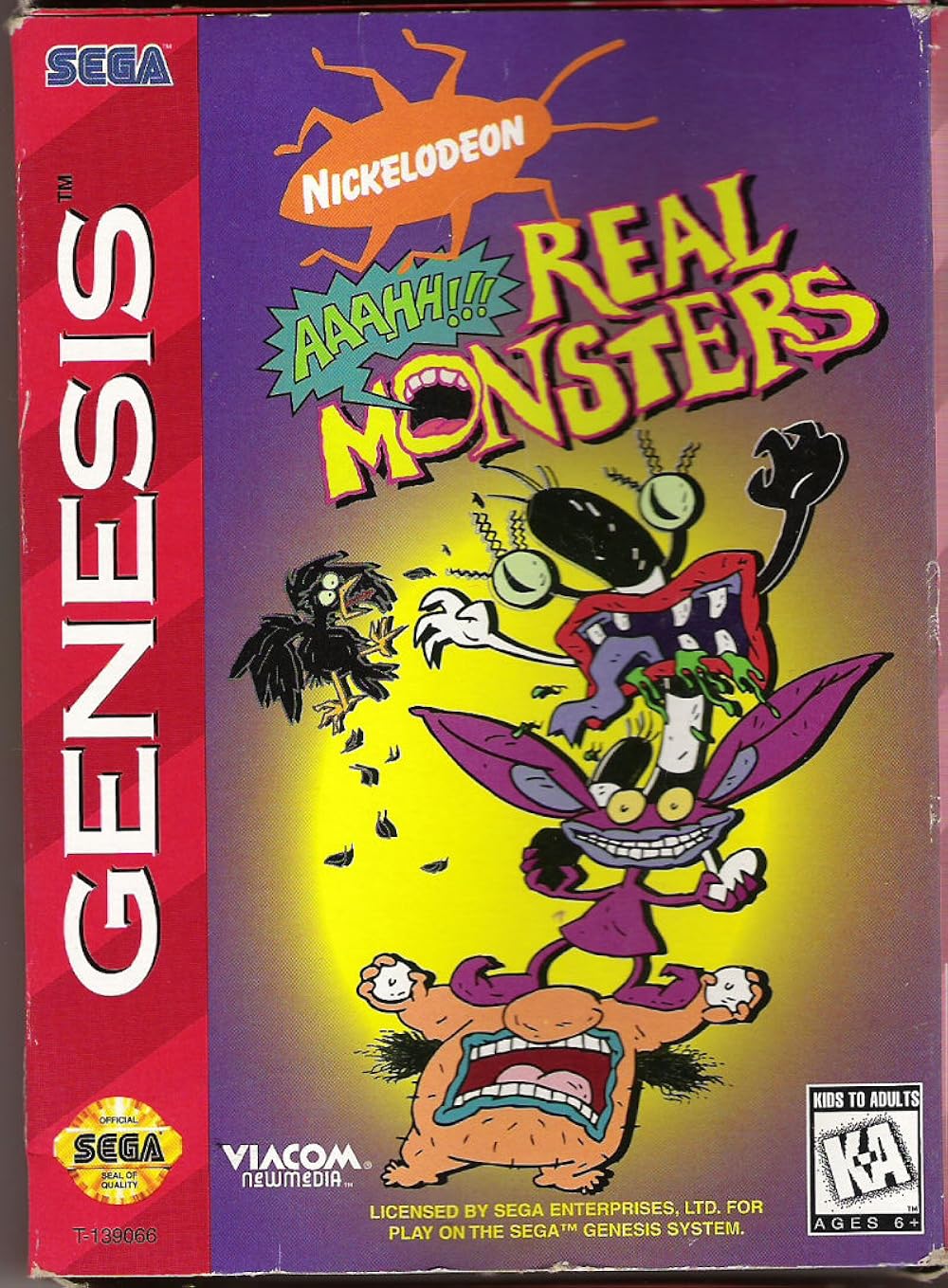 【レア】NICKELODEON AAAHH!!! REAL MONSTERS Nickelodeon: Aaahh!!! Real Monsters (Video Game 1995) - IMDb