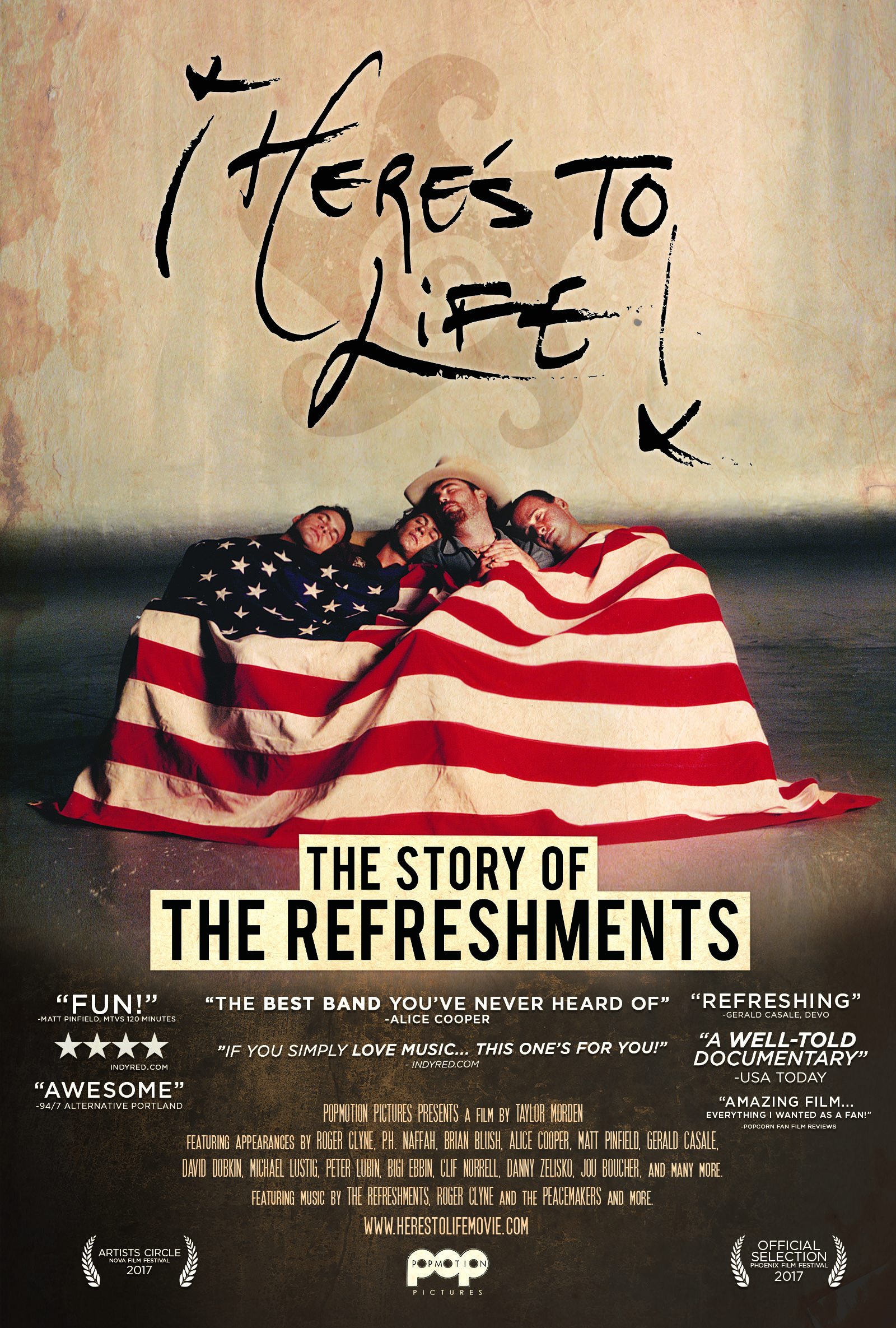 Poster of Here's to Life: The Story of The Refreshments