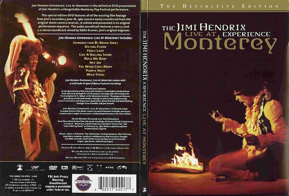 (未使用･未開封品)American Landing: Jimi Hendrix Experience Live At Monterey [DVD] American Landing: The Jimi Hendrix Experience Live At