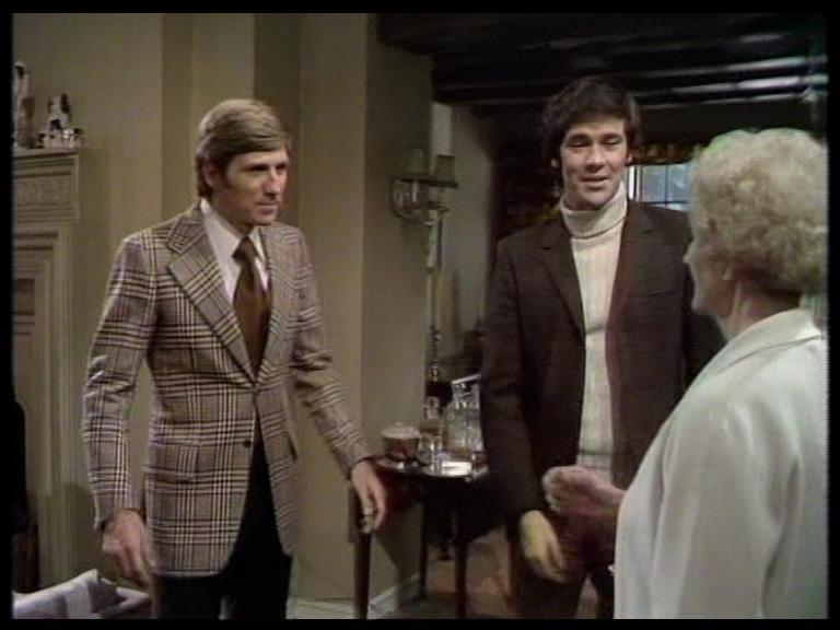 Gary Collins, Joyce Carey, and David Warbeck in Thriller (1973)