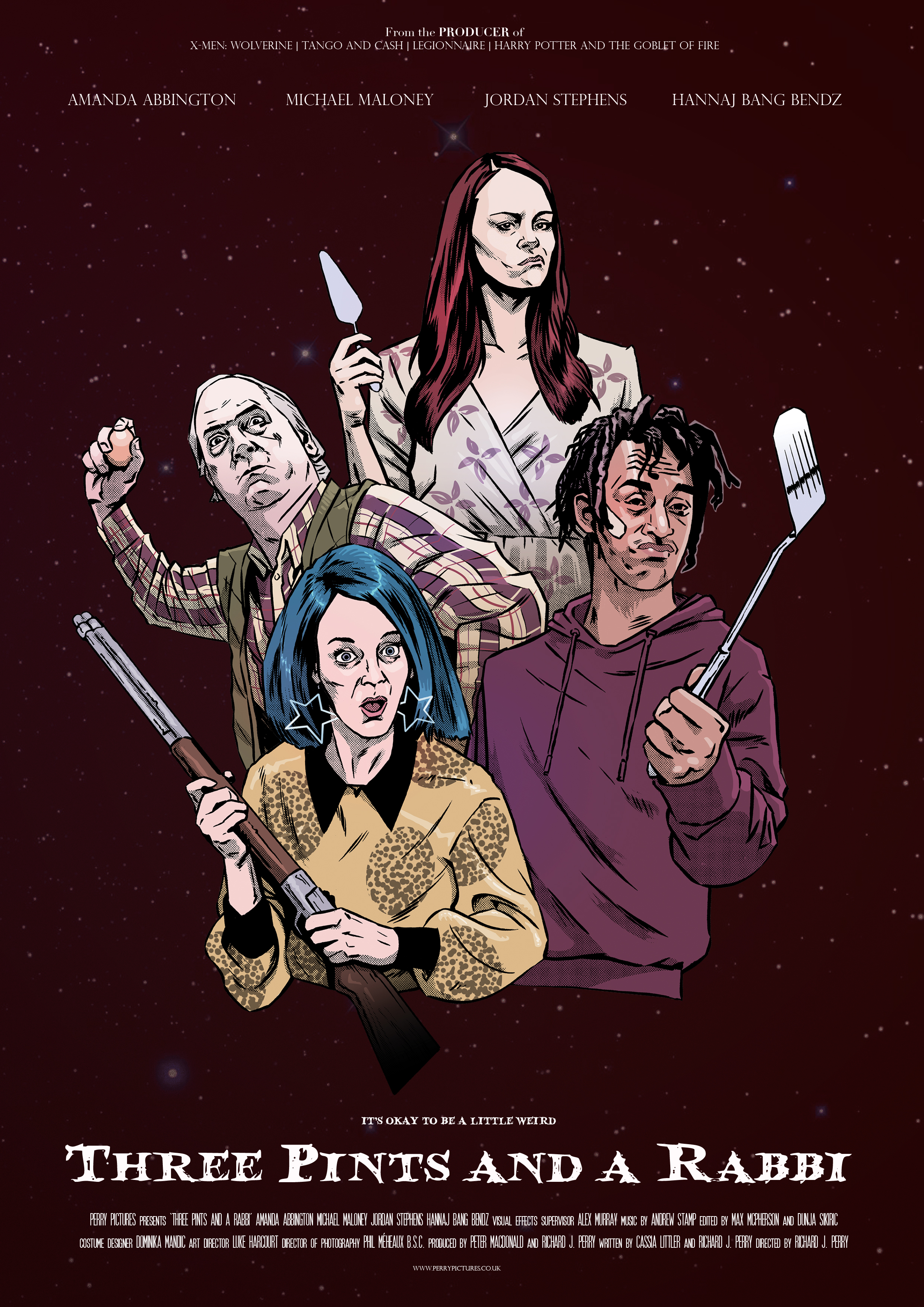 Poster of Three Pints and a Rabbi