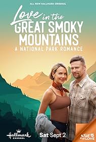 Arielle Kebbel and Zach Roerig in Love in the Great Smoky Mountains: A National Park Romance (2023)