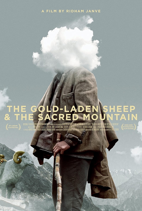 Movie poster for THE GOLD-LADEN SHEEP AND THE SACRED MOUNTAIN (U rated)