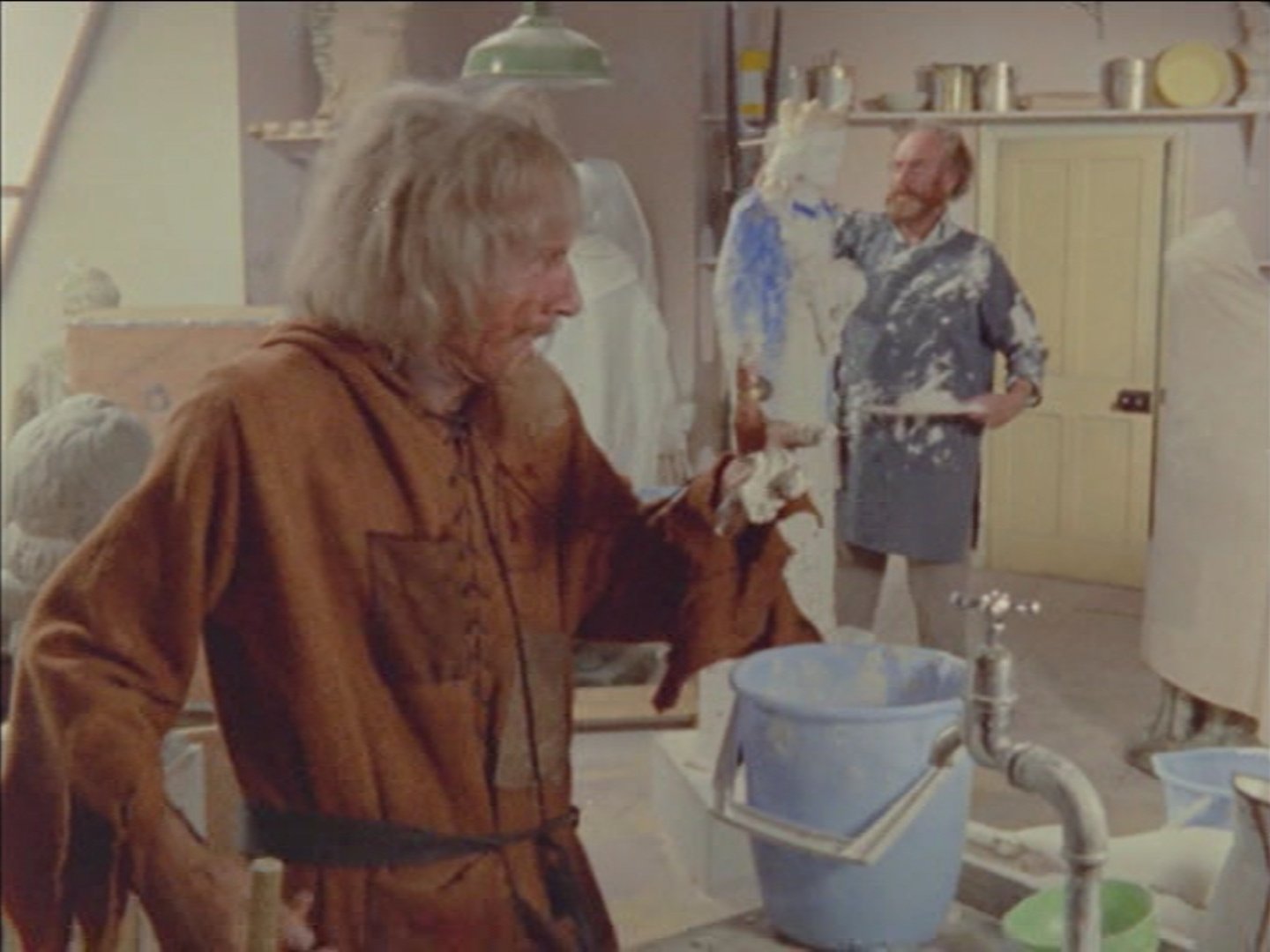 Geoffrey Bayldon and Graham Crowden in Catweazle (1970)
