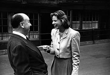 Ingrid Bergman and Alfred Hitchcock in Under Capricorn (1949)