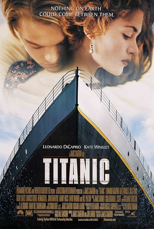 Movie poster for TITANIC (UA rated)