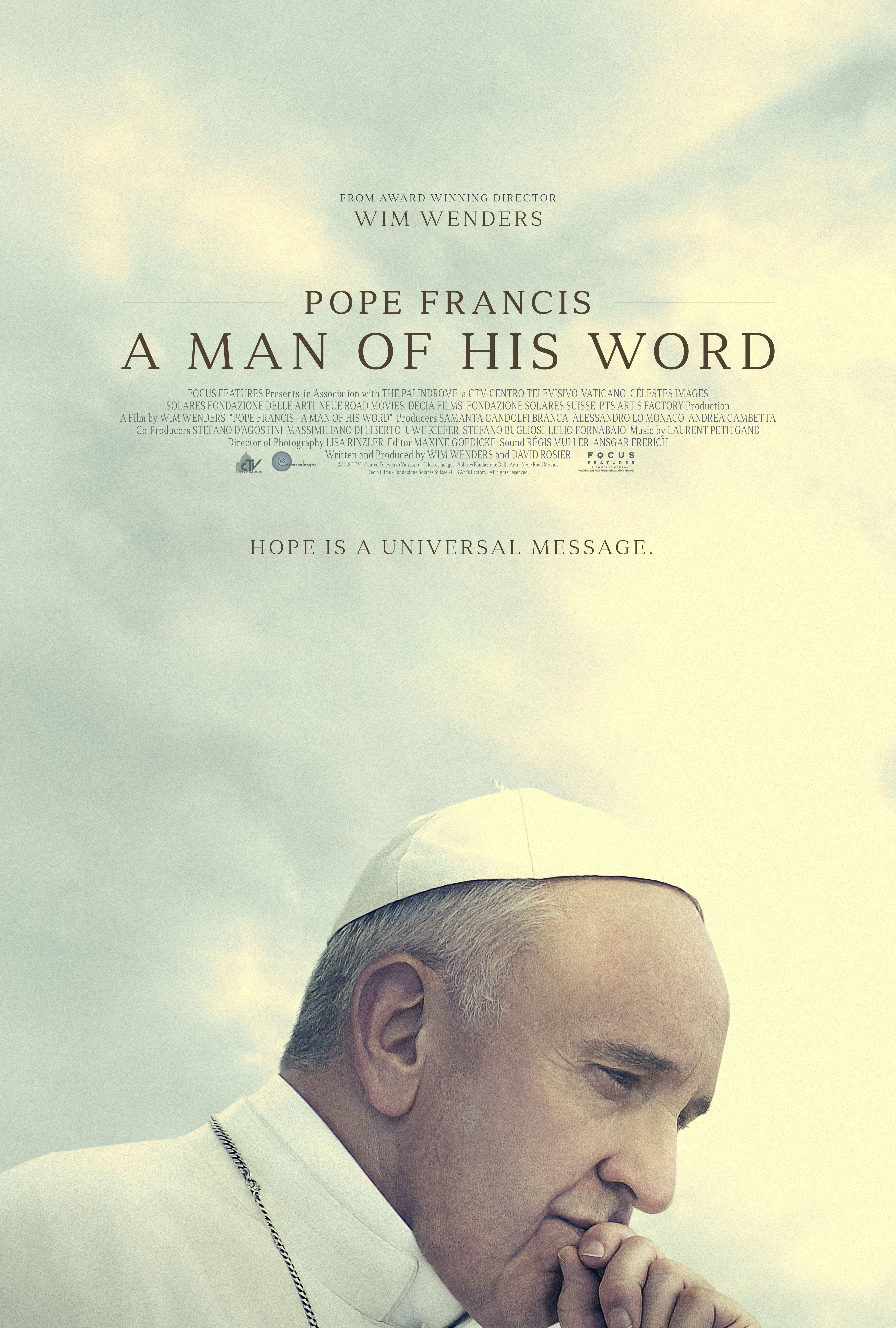Poster of Pope Francis: A Man of His Word