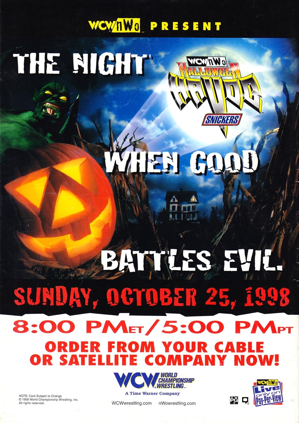 WCW/NWO Halloween Havoc (TV Special 1998) - IMDb