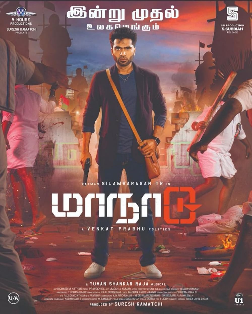 Maanaadu (2021) 1080p 720p 480p UNCUT HDRip x264 ESubs ORG [Dual Audio] [Hindi – Tamil]