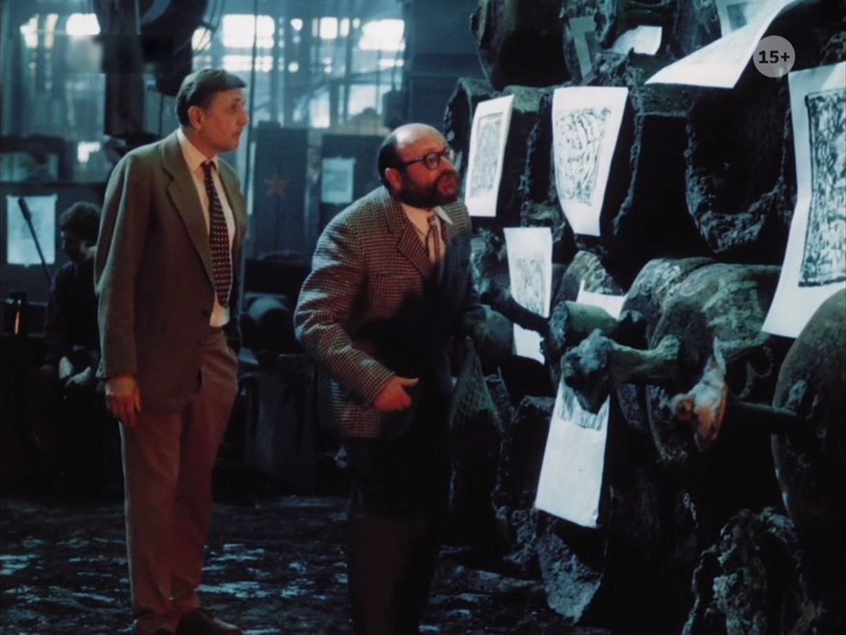 Arnost Goldflam and Jirí Menzel in Nezný barbar (1990)