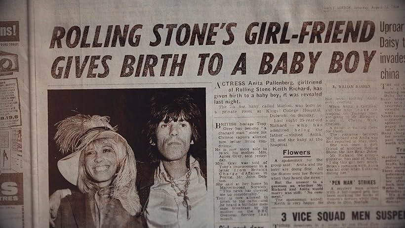 Anita Pallenberg, Keith Richards, and Marlon Richards in Catching Fire: The Story of Anita Pallenberg (2023)