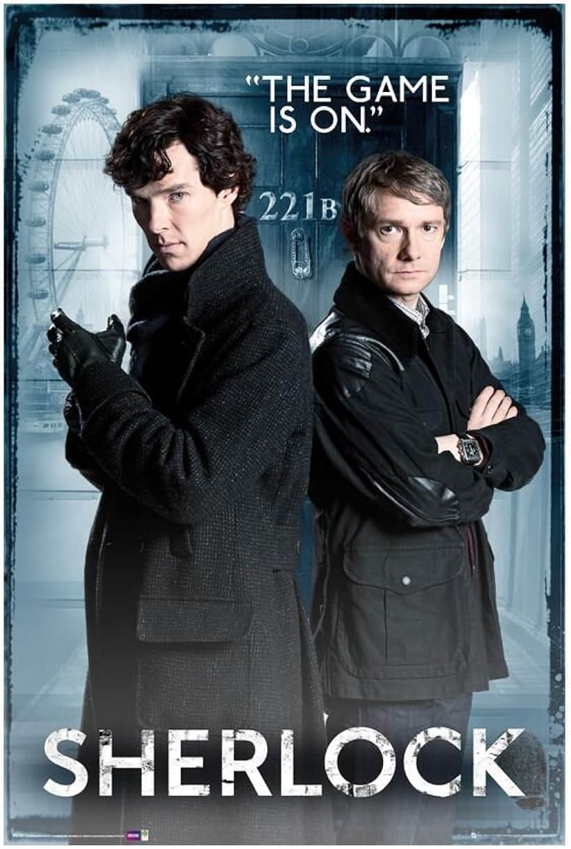 Martin Freeman and Benedict Cumberbatch in Sherlock (2010)