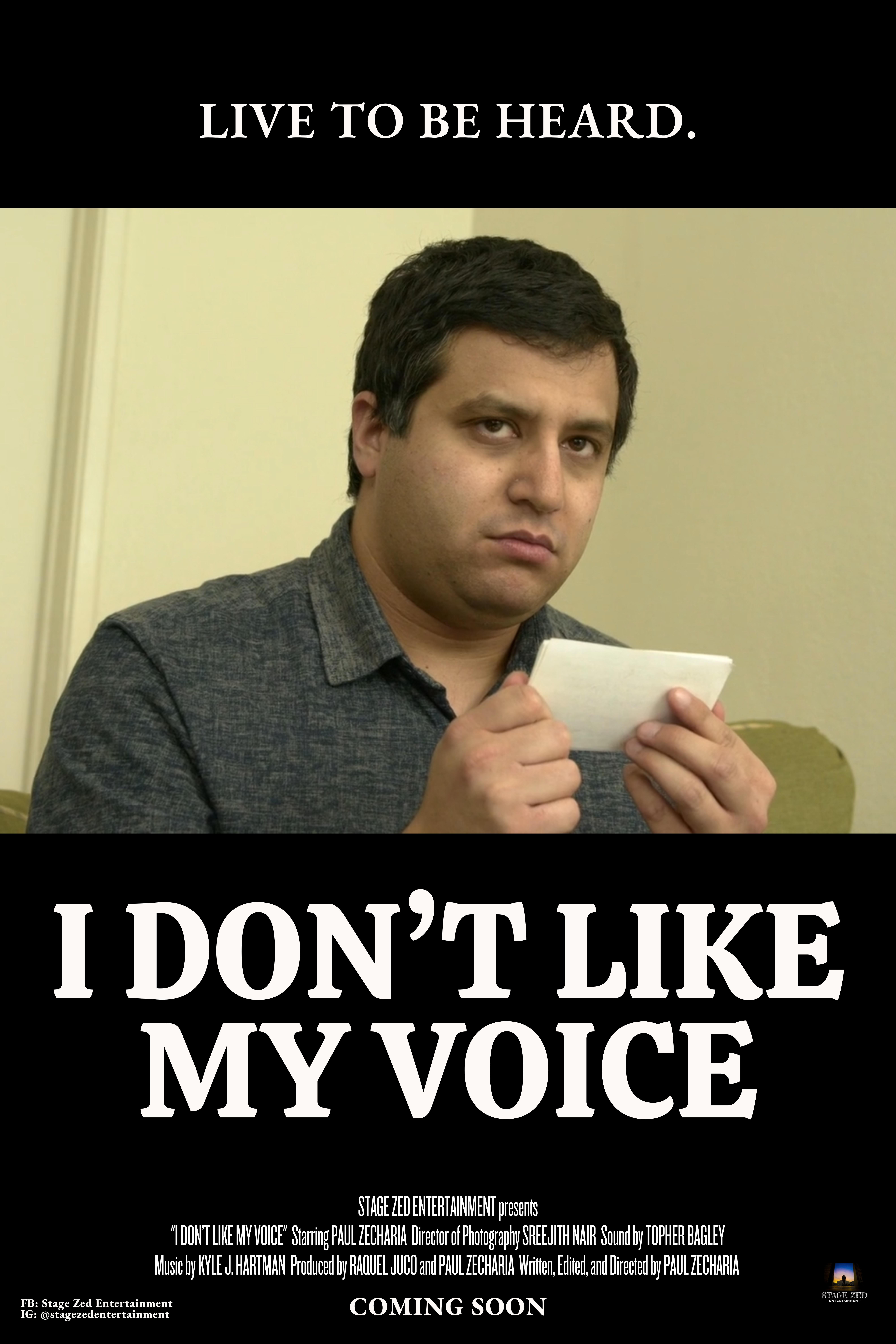 I Don't Like My Voice