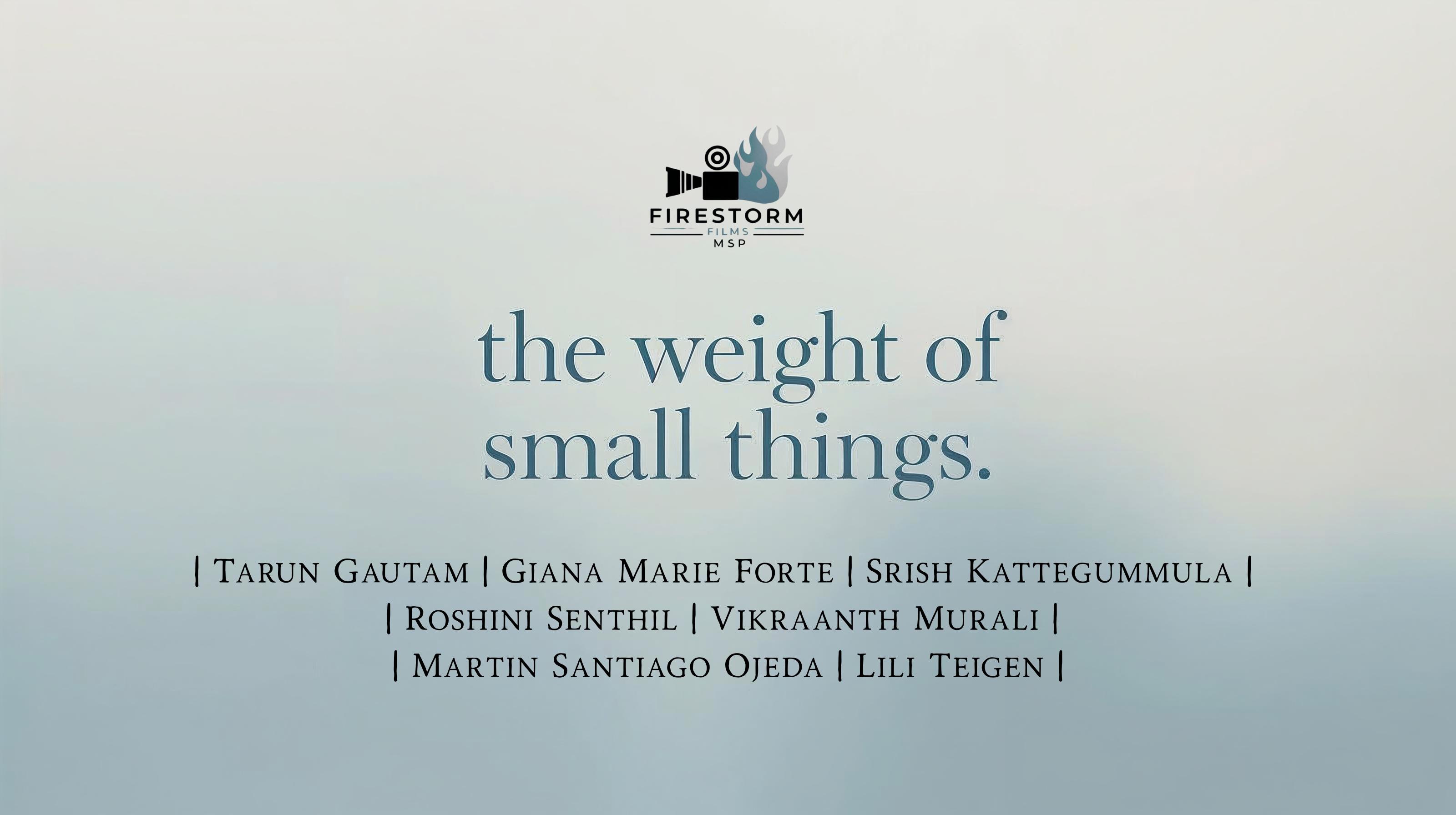 The Weight of Small Things
