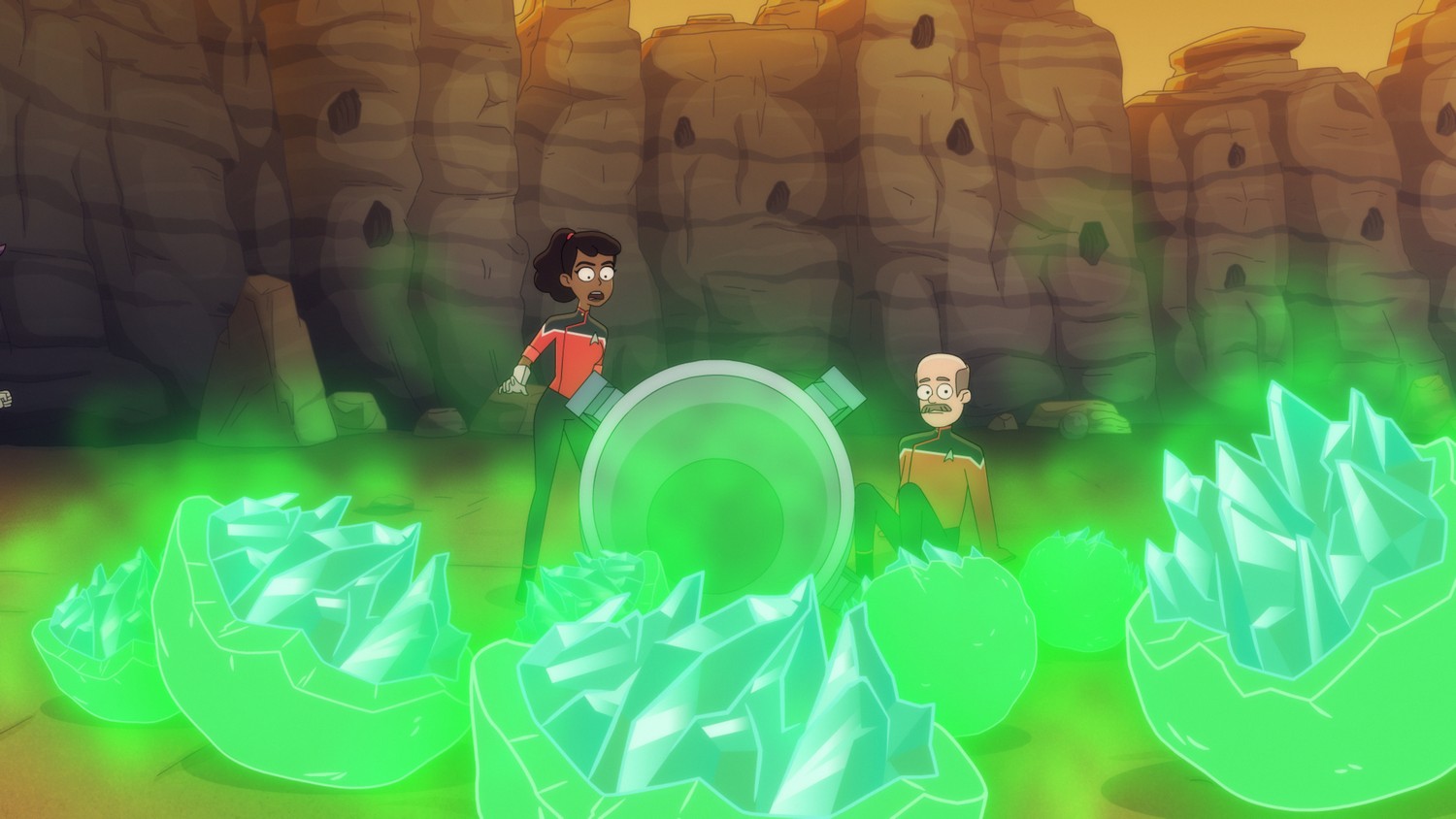 Ben Rodgers and Tawny Newsome in Mining the Mind's Mines (2022)