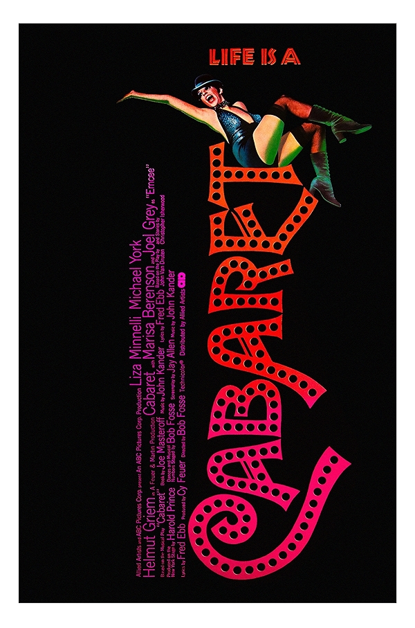 Movie poster for CABARET (UA rated)