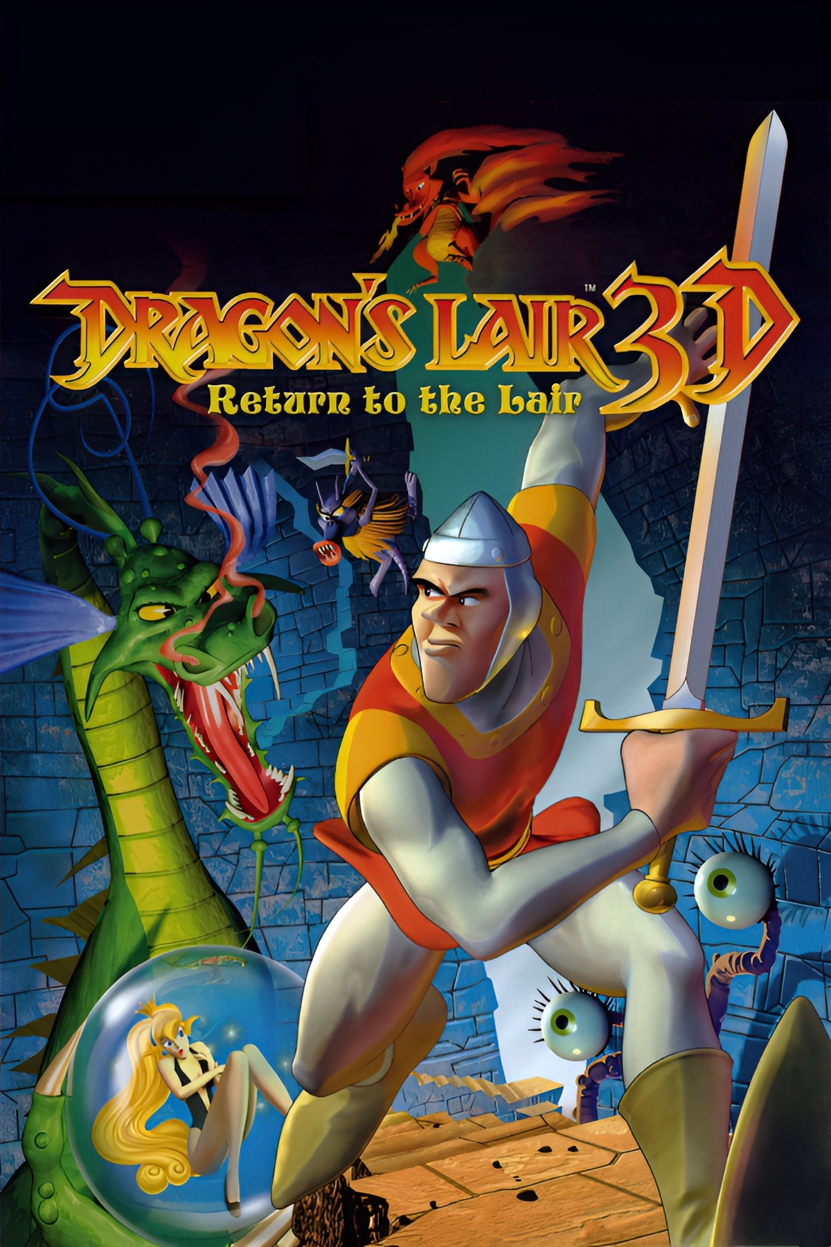 DRAGON'S LAIR SPACE ACE アーケードゲーム パンフレット Dragon's Lair & Space Ace Original Poster Artwork on