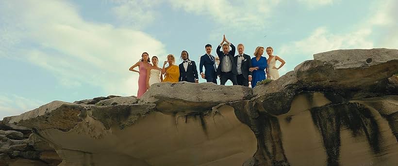 Dermot Mulroney, Bryan Brown, Rachel Griffiths, Michelle Hurd, Gata, Alexandra Shipp, Hadley Robinson, Darren Barnet, and Charlee Fraser in Anyone But You (2023)
