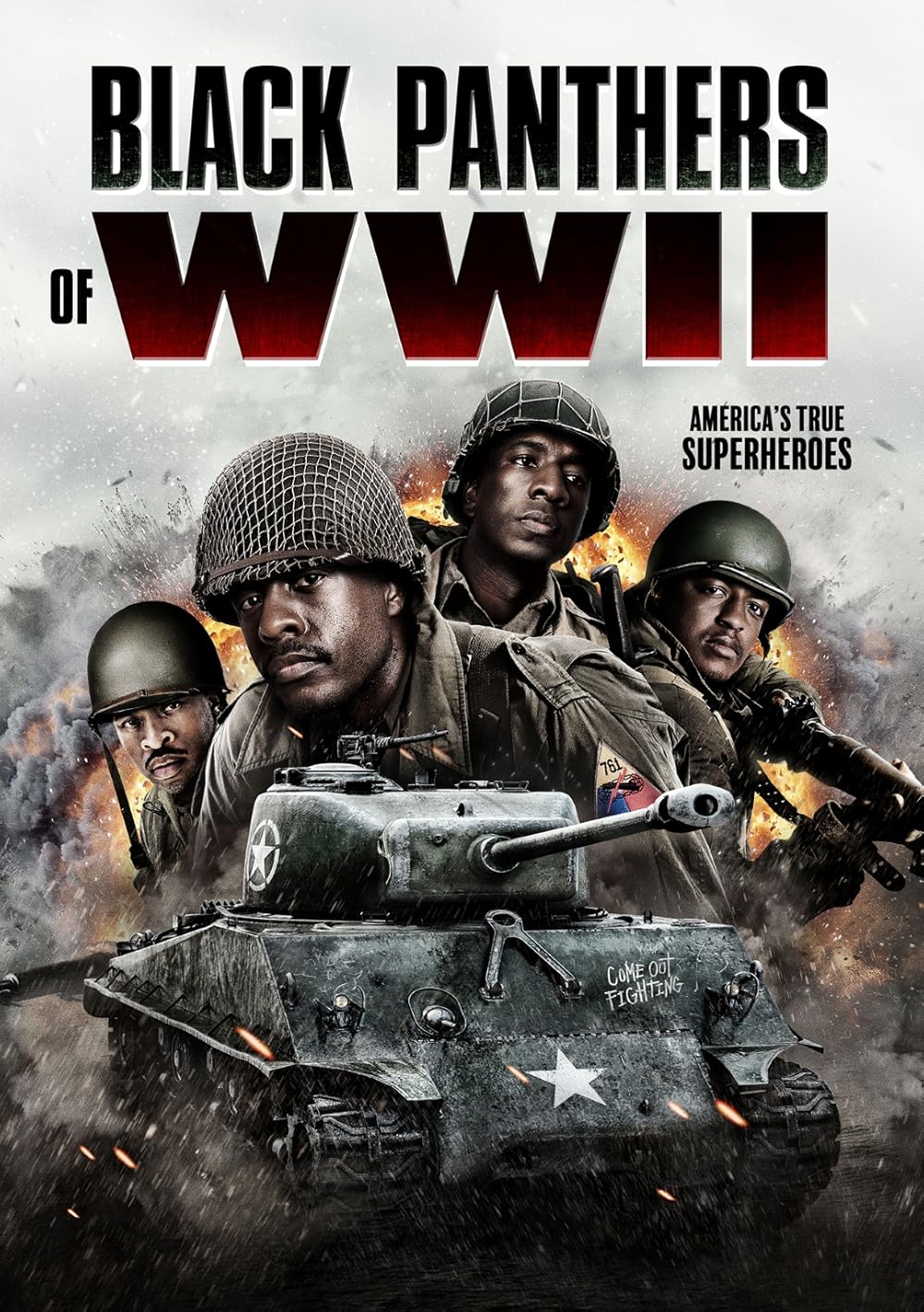 Black Panthers Of WWII (2025) Historical War Movie Poster