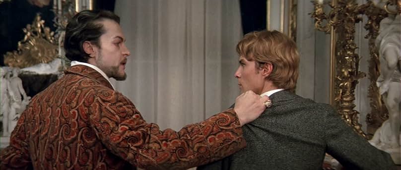 Helmut Berger and Volker Bohnet in Ludwig (1973)
