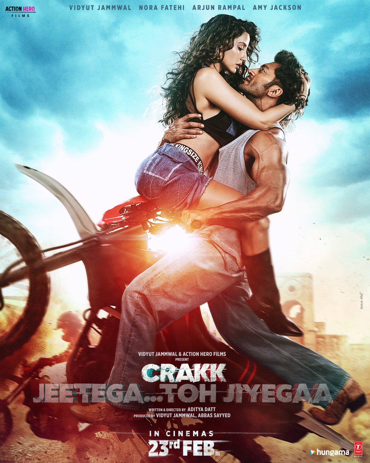 Crakk (2024) Hindi Movie Poster