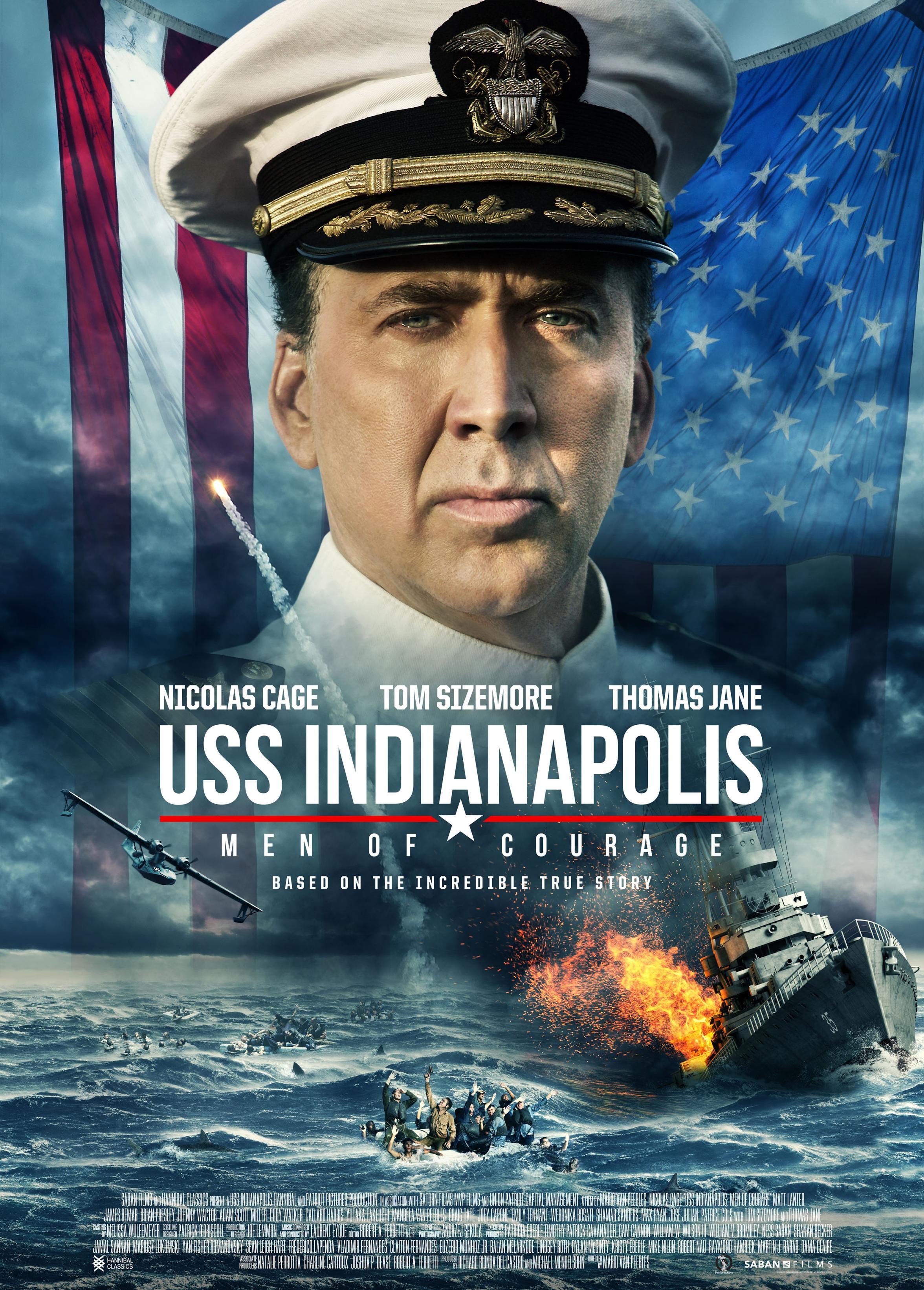 Poster of USS Indianapolis: Men of Courage