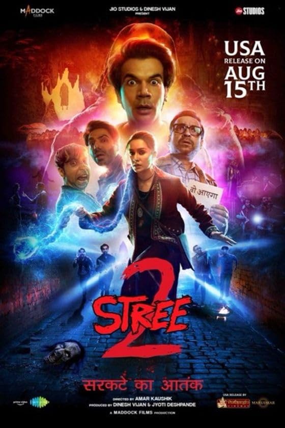 Stree 2 2024 Hindi Full Movie 4K 2160p | 1080p | 720p | HEVC | 480p AMZN HDRip ESub Download