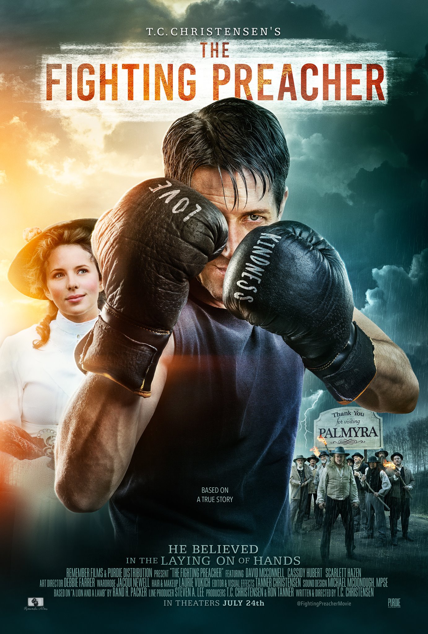 Poster of The Fighting Preacher