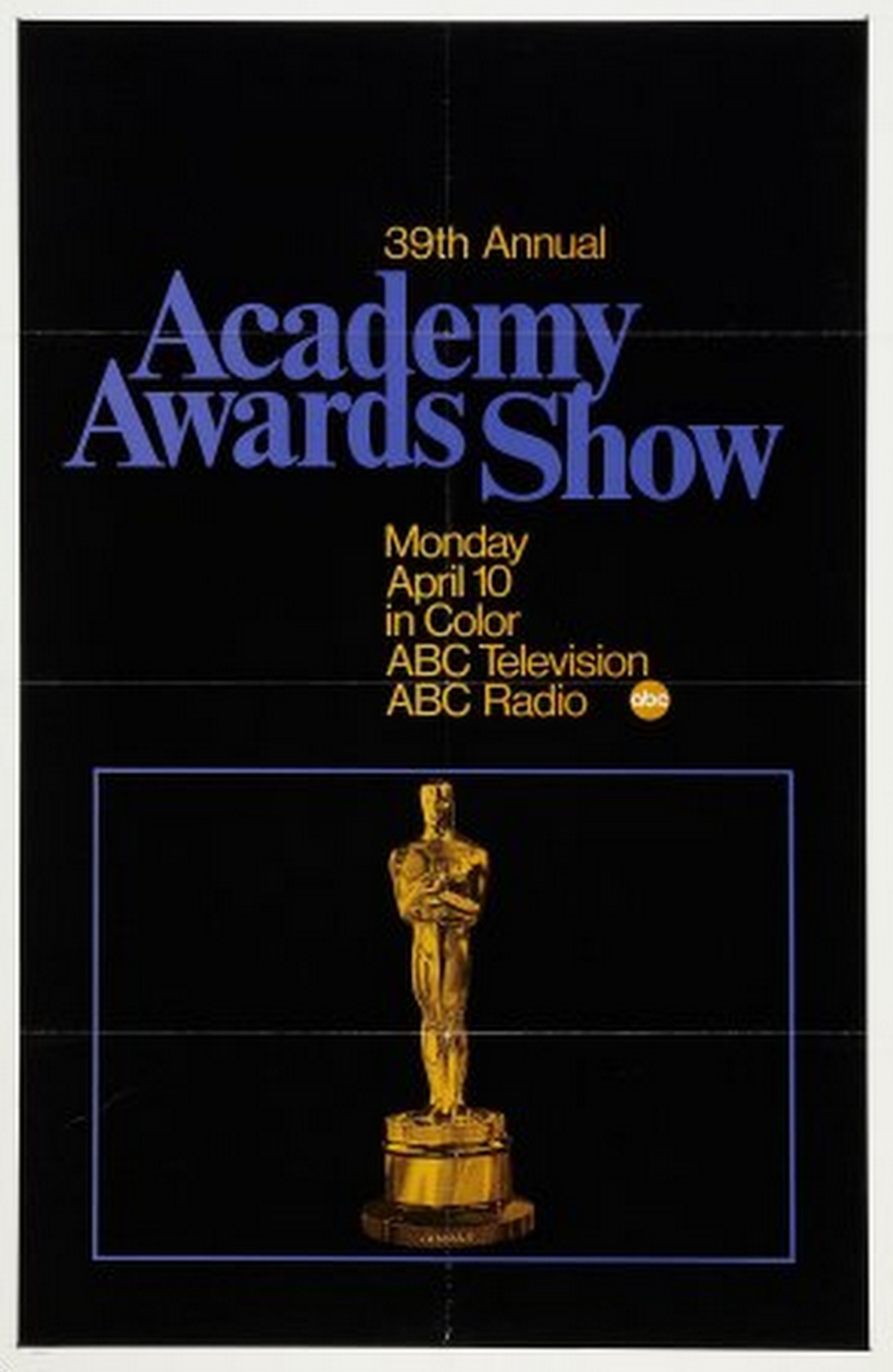 The 39th Annual Academy Awards (TV Special 1967) - IMDb