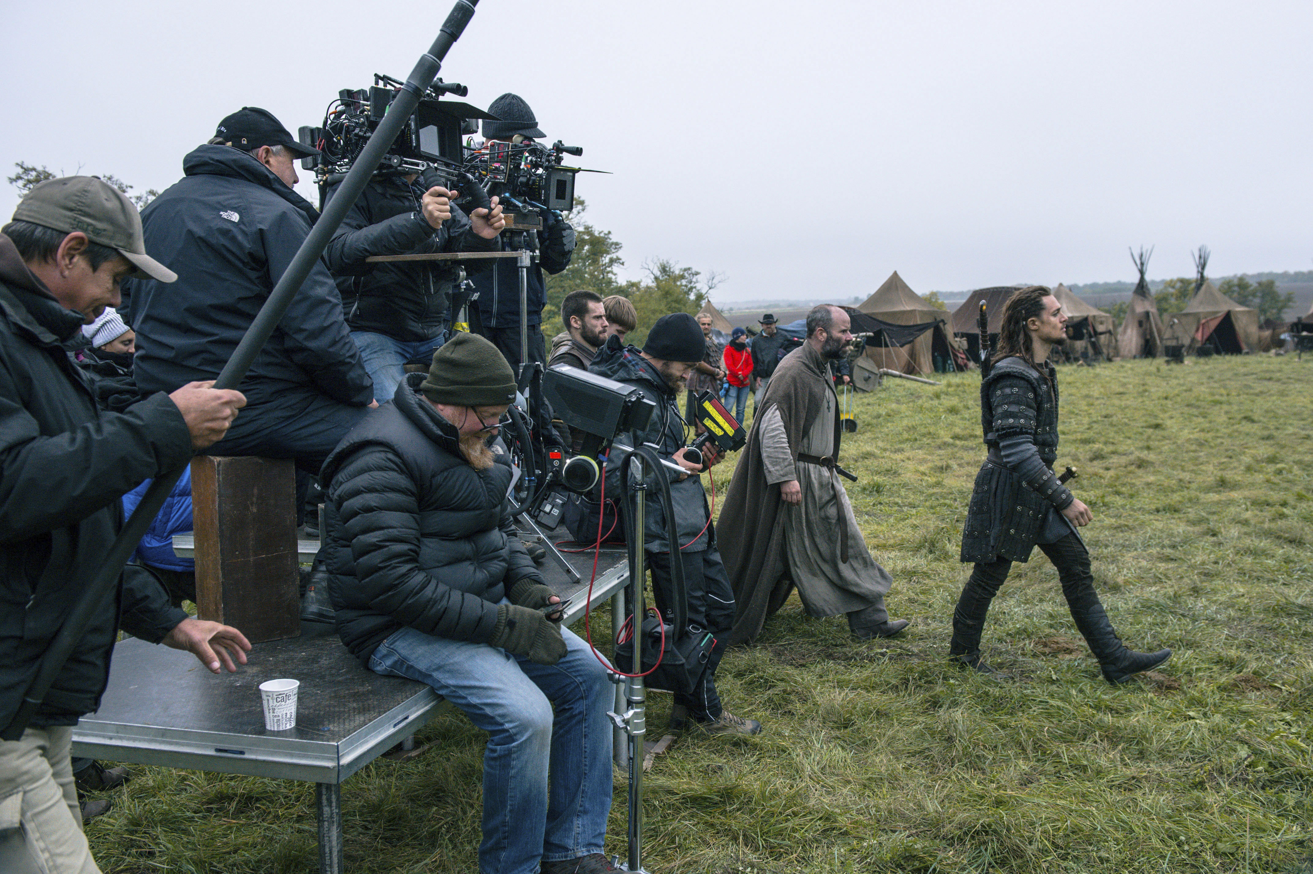 Cavan Clerkin and Alexander Dreymon in The Last Kingdom (2015)