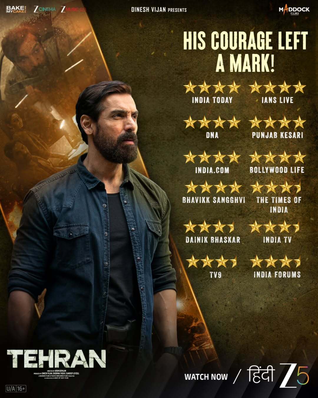 Tehran (2025) Hindi Movie Poster