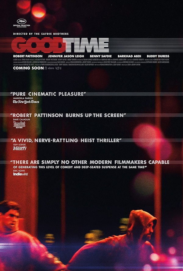 Movie poster for GOOD TIME (UA rated)