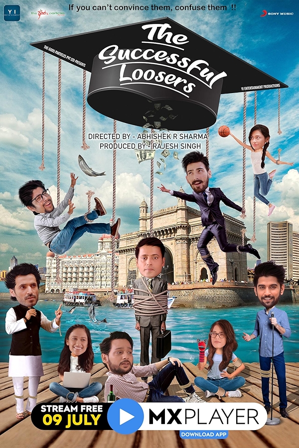 Movie poster for THE SUCCESSFUL LOOSERS (UA rated)