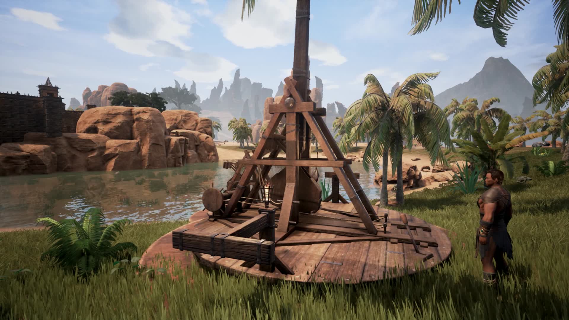 Conan exiles зодчий стекольщик. конан эксайлес. Conan exiles дерево с защитным.