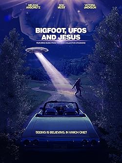 Poster of Bigfoot, UFOs and Jesus