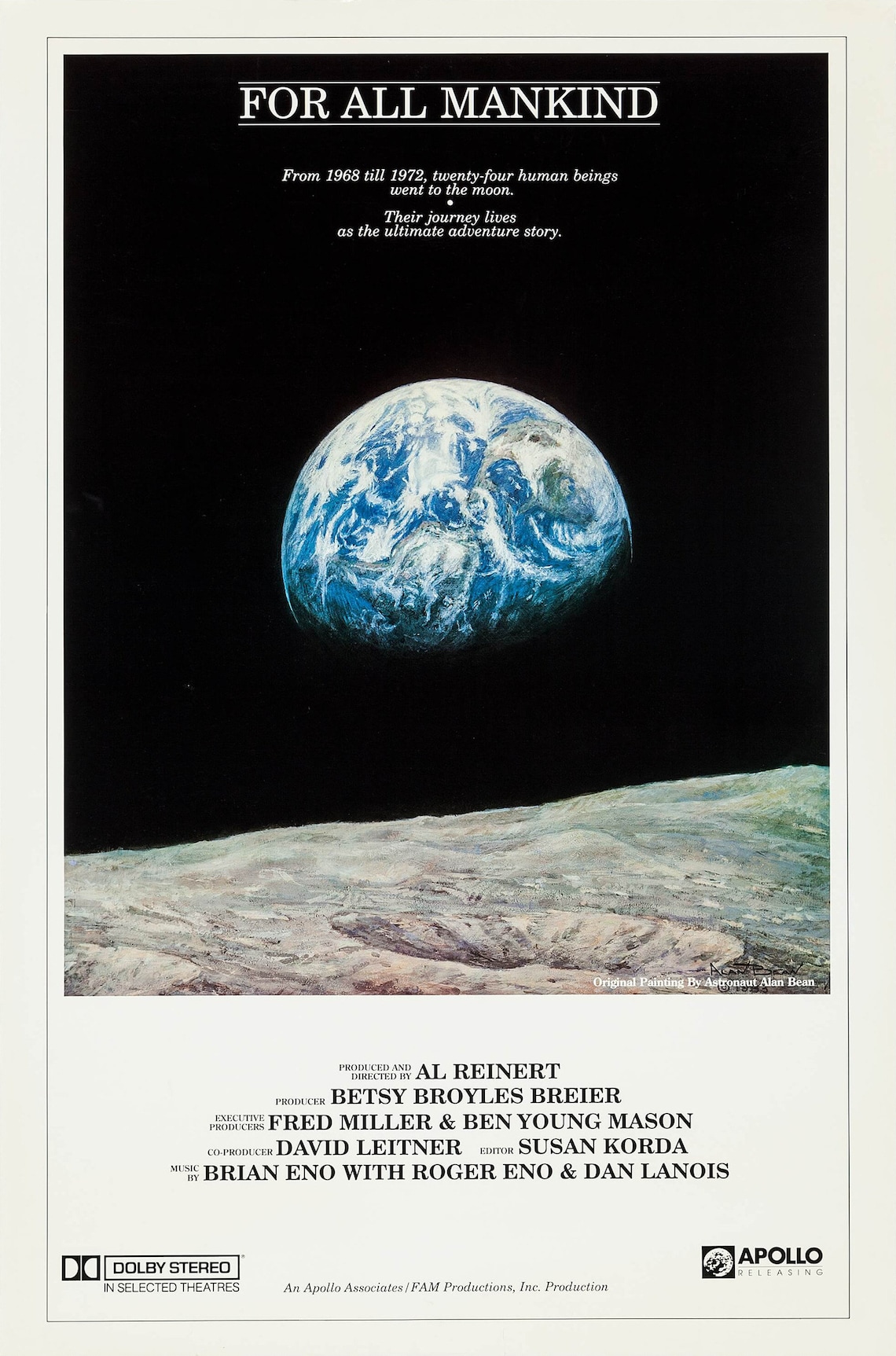 Brian Eno 2LD 「For All Mankind」Special For All Mankind (1989) - IMDb