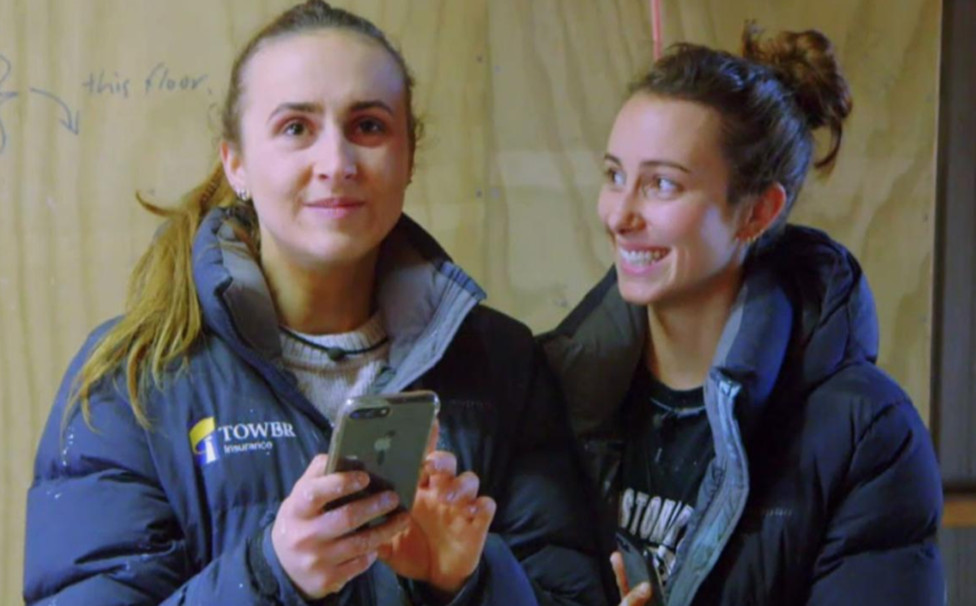 Chloe Hes and Em Blanchett in Welcome to The Block (2018)