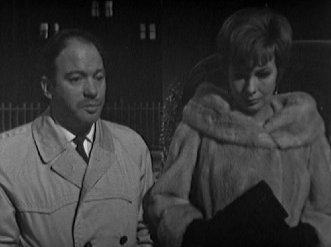 Brenda Kaye and John Stratton in Never Fall Down (1966)