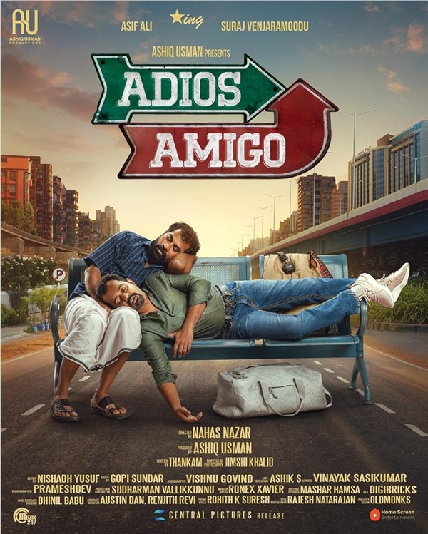 Movie poster for ADIOS AMIGO (UA rated)