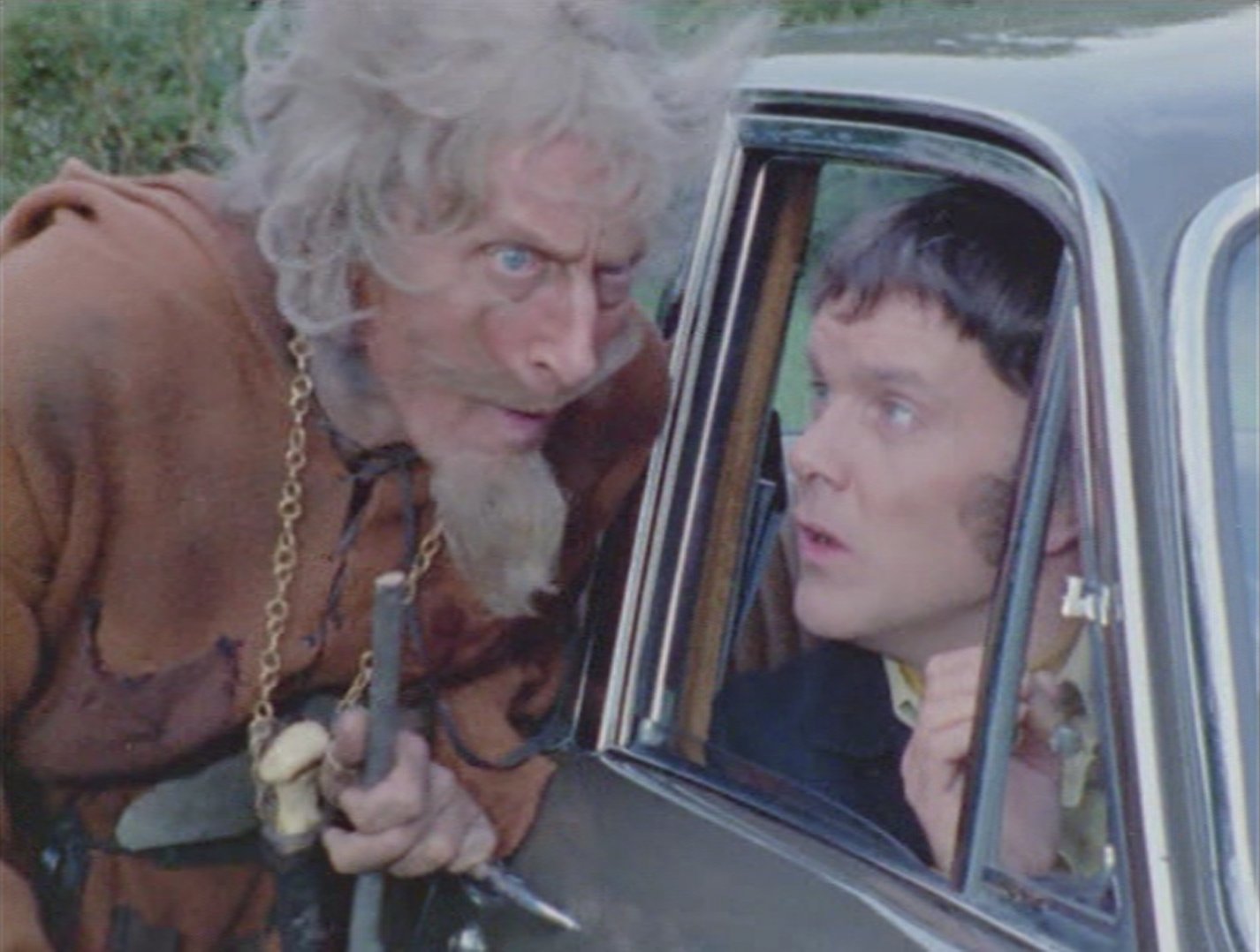 Geoffrey Bayldon and Kenneth Cope in Catweazle (1970)