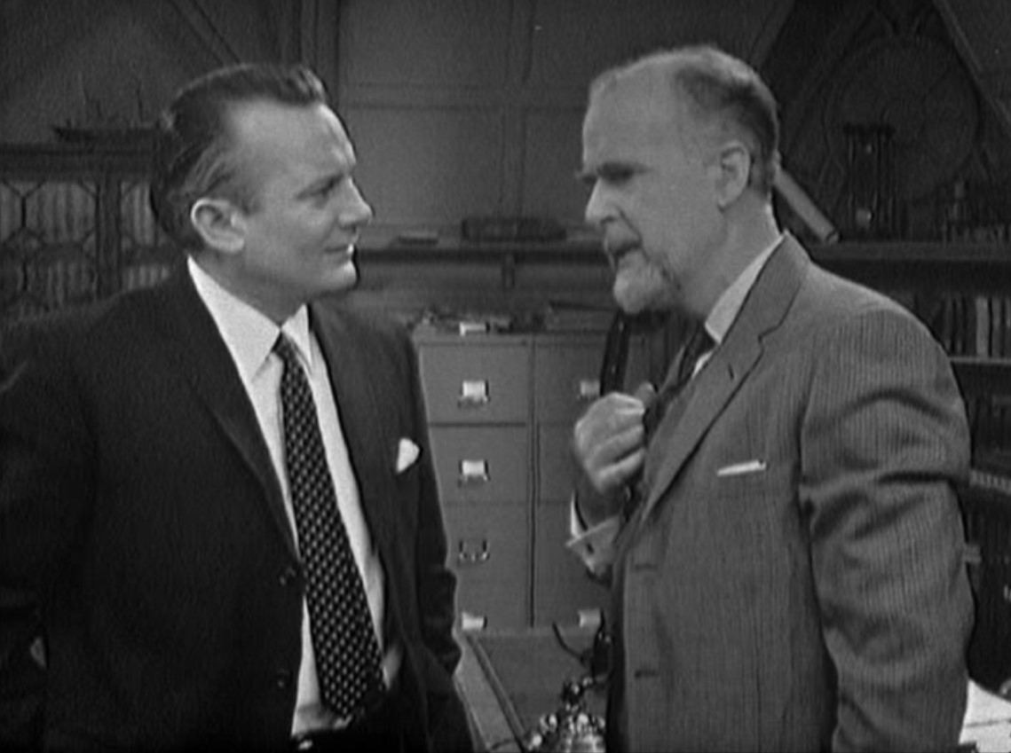 Denholm Elliott and Richard Vernon in The Standard (1966)