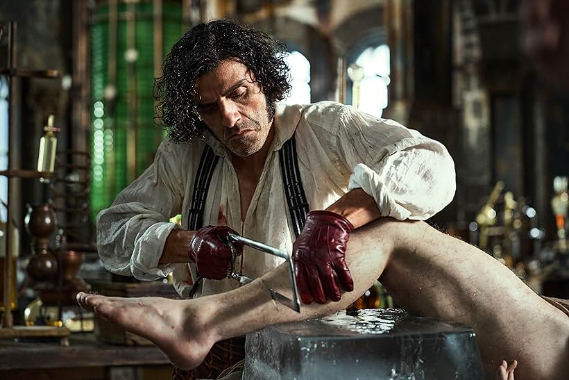 Oscar Isaac in Frankenstein (2025)