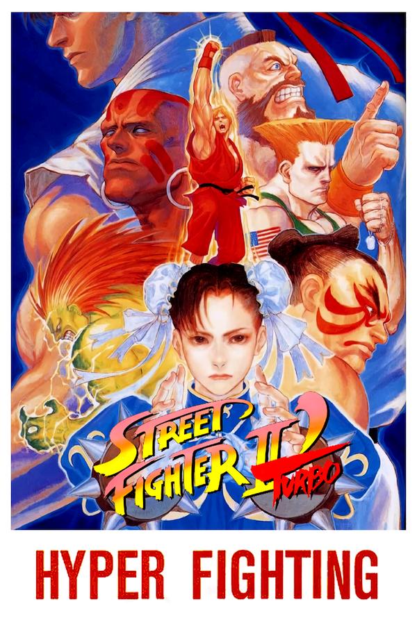 ストリートファイターII ターボ ポスター Street Fighter II' Turbo: Hyper Fighting (Video Game 1992