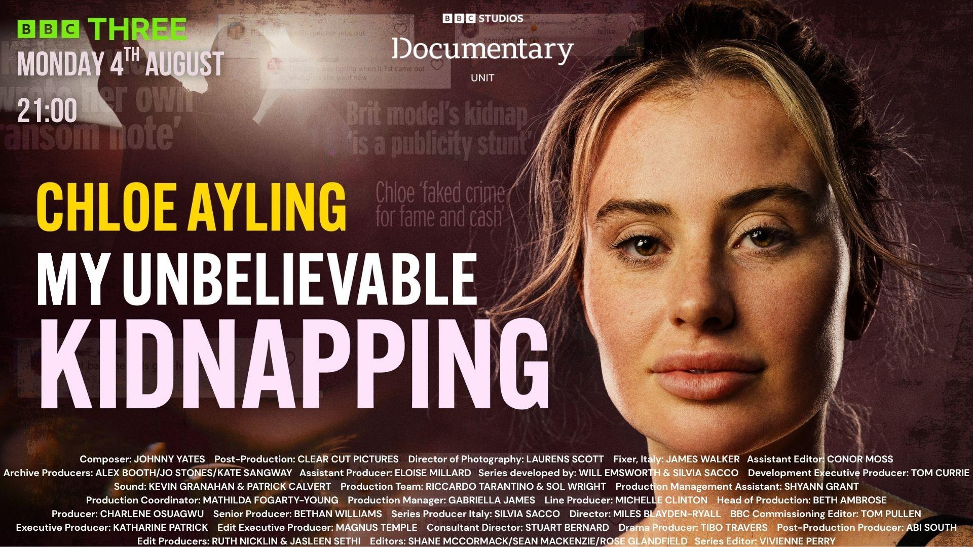 Chloe Ayling: My Unbelievable Kidnapping