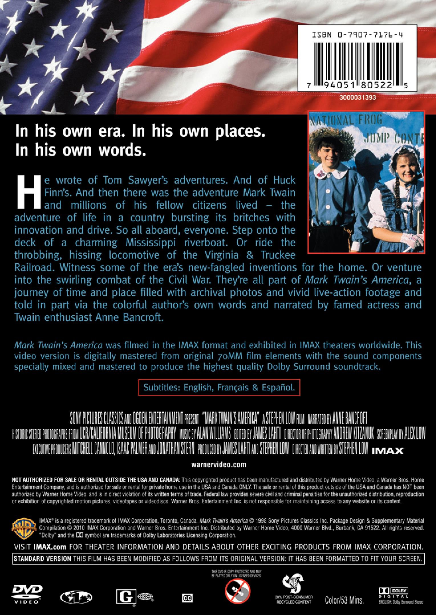 Mark Twain's America in (1998) - IMDb