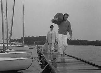 Leon Niemczyk and Jolanta Umecka in Knife in the Water (1962)