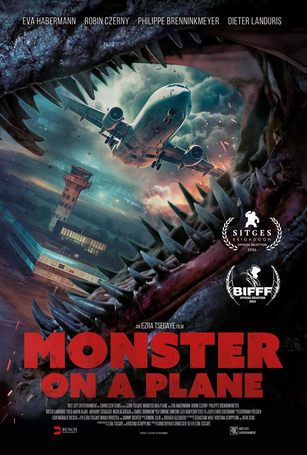 Poster of Monster on a Plane